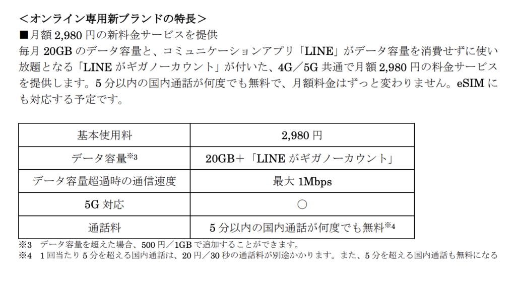 【速報】ソフトバンク、eSIM 対応 2,980 円 20 GB プラン導入へ ...